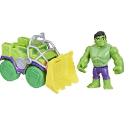 Spidey Set Figura y Camión Demoledor Hulk