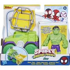 Spidey Set Figura y Camión Demoledor Hulk