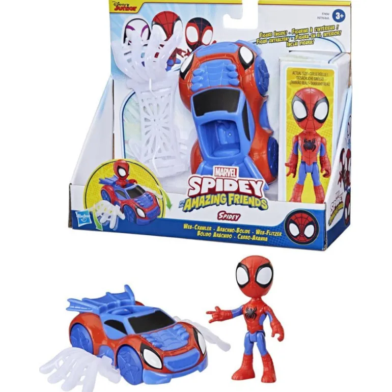 Spidey Set Figura y Vehículo Arácnido