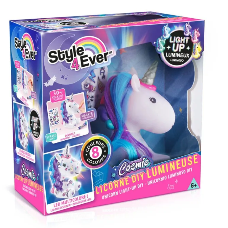 Style 4 Ever Unicornio DIY Con Luz Cósmica