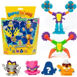 Superthings Neon Power Pack 6 Figuras Varios Modelos