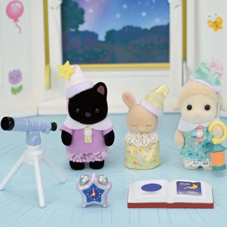 Sylvanian Families Amigos De La Guardería Fiesta De Pijamas