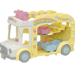 Sylvanian Families Autobús Arcoíris De La Guardería
