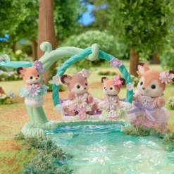 Sylvanian Families Bebé Ciervo Columpio Floral