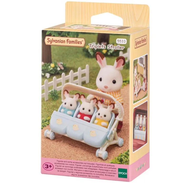 Sylvanian Families Carrito De Trillizos
