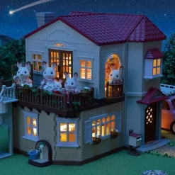 Sylvanian Families Casa Con Luces Ático Secreto