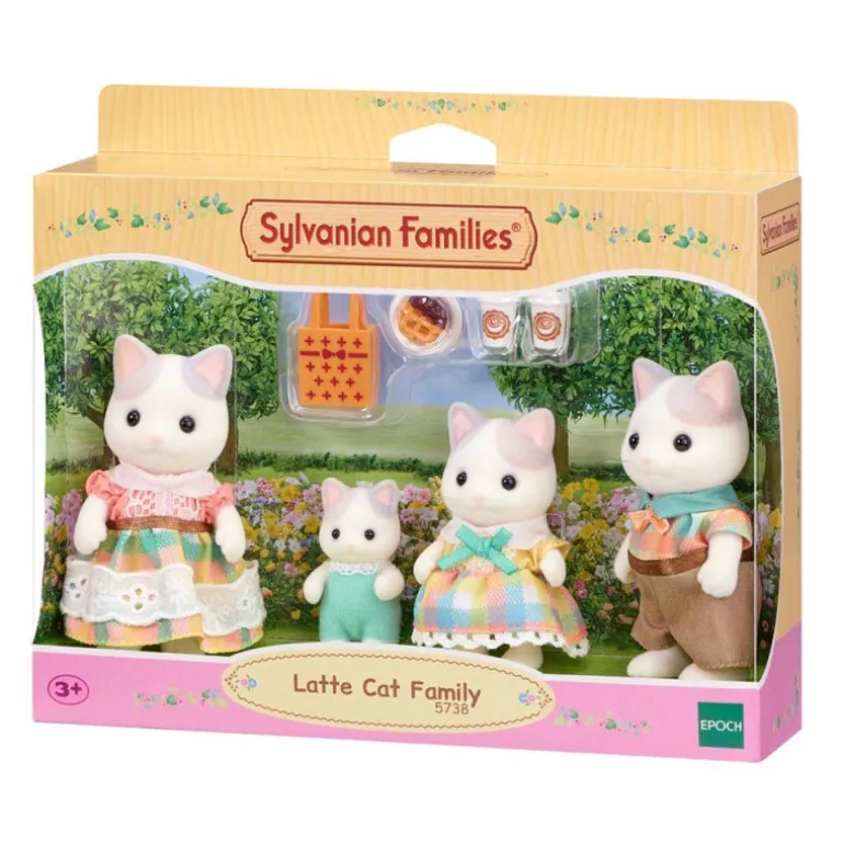 Sylvanian Families Familia Gato Latte