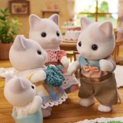 Sylvanian Families Familia Gato Latte