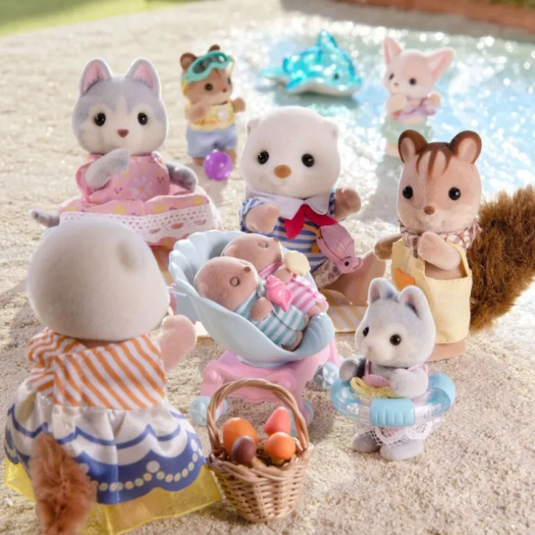 Sylvanian Families Familia Nutria Marina