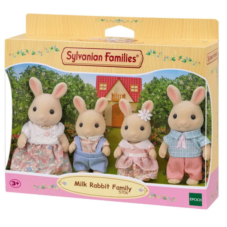 Sylvanian Families Familia Conejo De Leche
