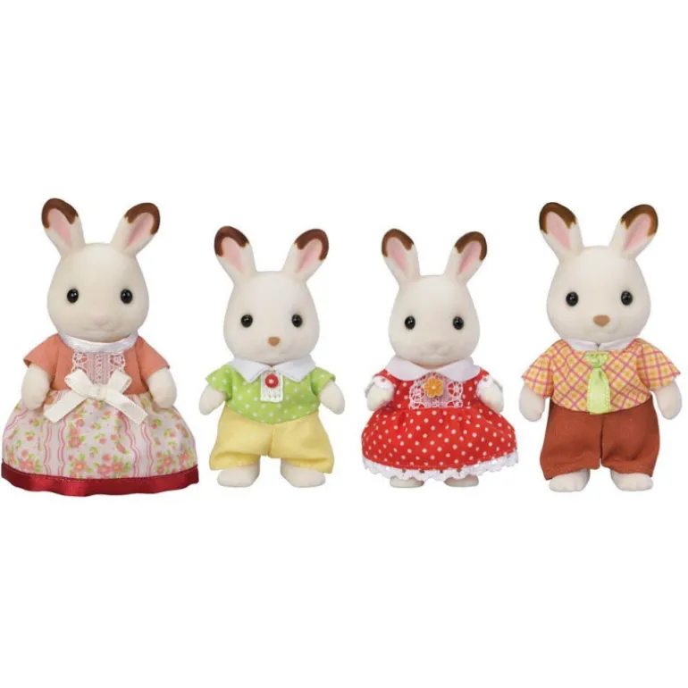 Sylvanian Families Familia Conejo Chocolate