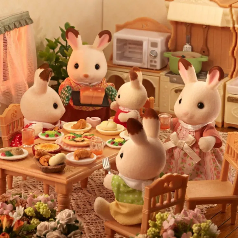Sylvanian Families Familia Conejo Chocolate