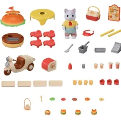 Sylvanian Families Puesto de Hamburguesas