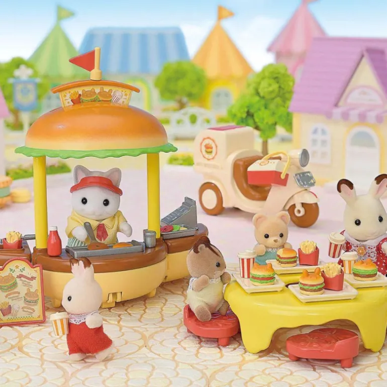 Sylvanian Families Puesto de Hamburguesas