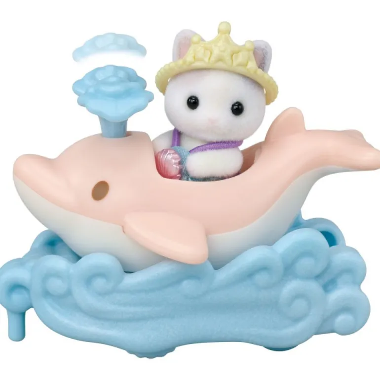 Sylvanian Families Puffy Foca y Cara Latte Surcan las Olas