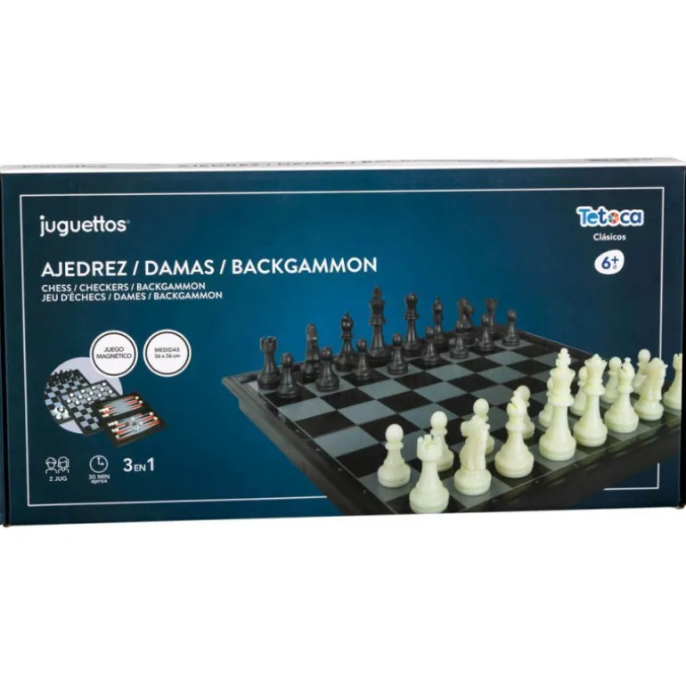 Tetoca Ajedrez/Damas/Backammon Mágnetico
