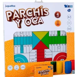 Tetoca Parchís y Oca 4 Jugadores 40 cm