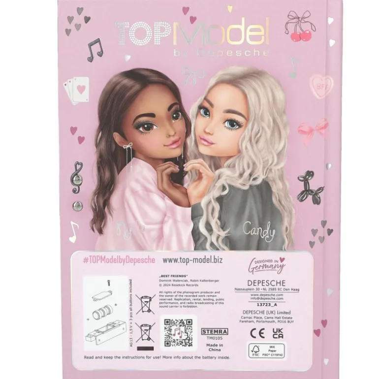 TOPModel Diario con Código Secreto y Sonido My BFF