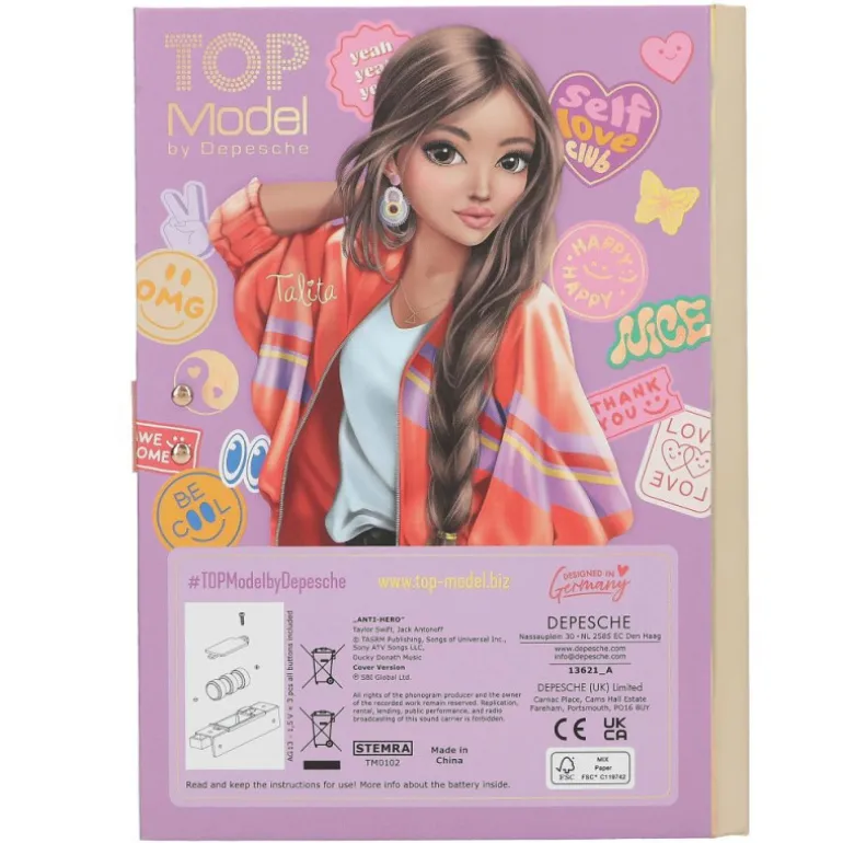 TOPModel Diario con Código Secreto