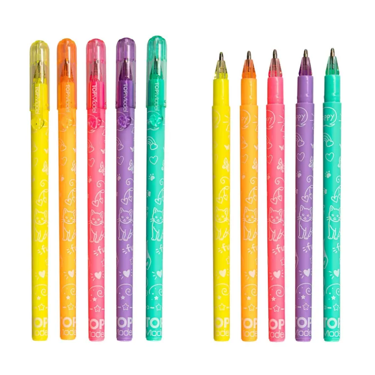 TOPModel Neon Doodle Book Cuaderno para Colorear con Rotuladores de Gel