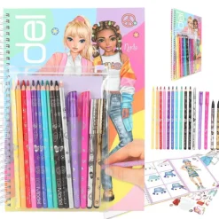 TOPModel Set con Libro para Colorear