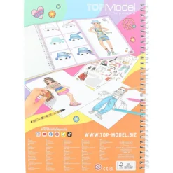 TOPModel Set con Libro para Colorear