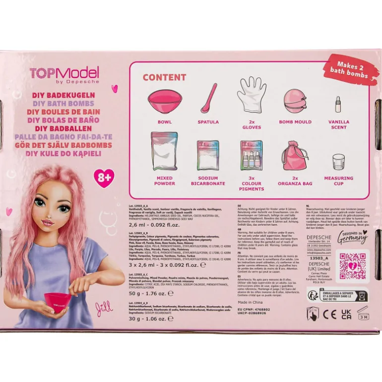 TOPModel Set de Bombas de Baño DIY Beauty