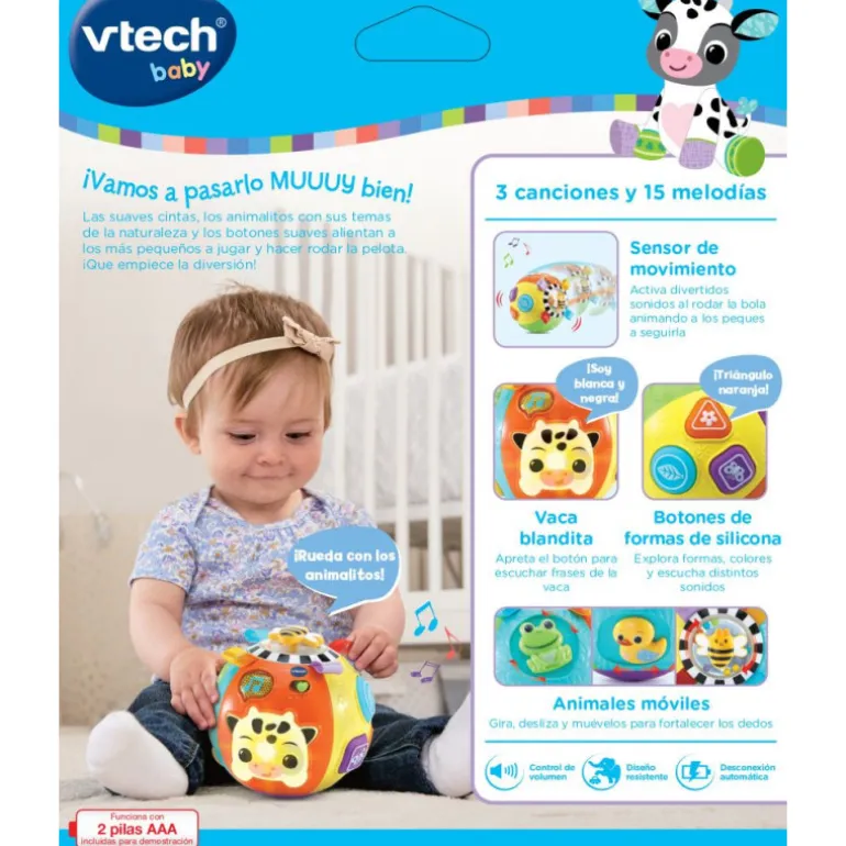 VTech Baby Diverbola Bebé Animales y Formas