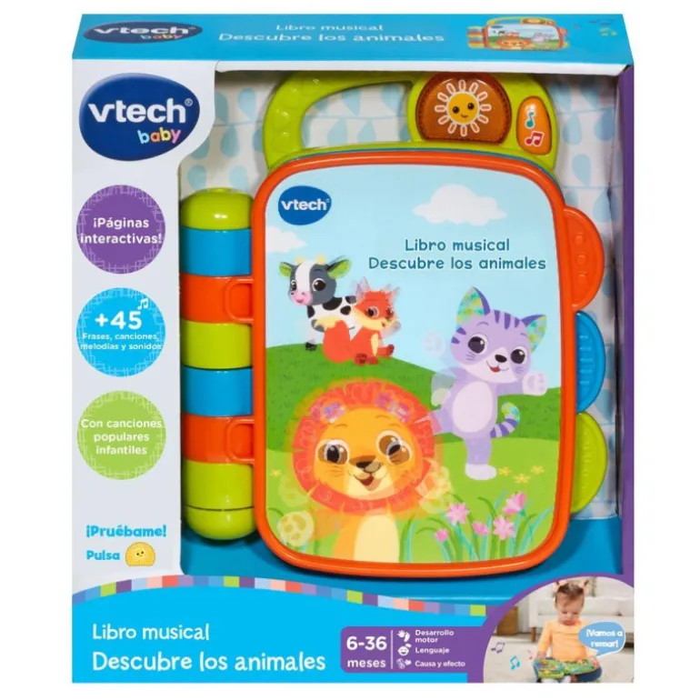 VTech Baby Libro Musical Descubre los Animales