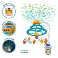 VTech Baby Móvil Proyector Noche Estrellitas