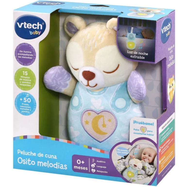 VTech Baby Peluche de Cuna Osito Melodías