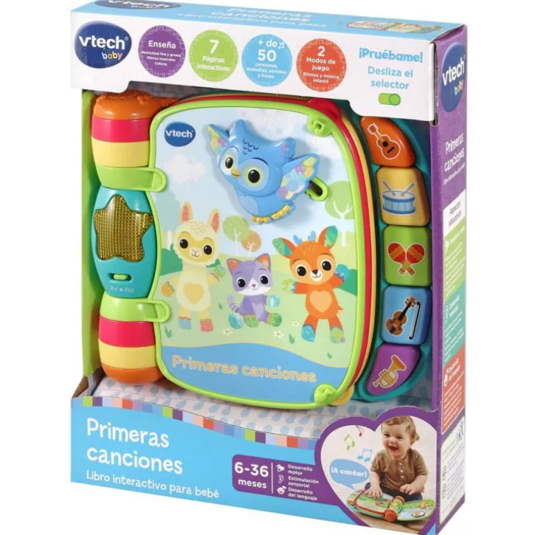 VTech Baby Primeras Canciones Libro Interactivo para Bebés