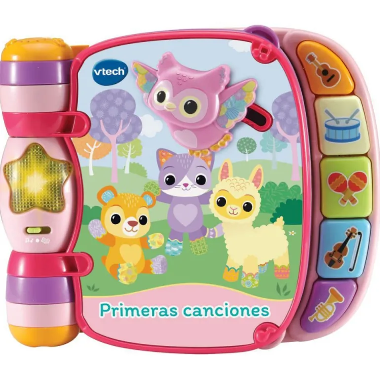 VTech Baby Primeras Canciones Rosa Libro Interactivo para Bebés