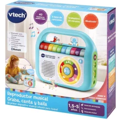 VTech Baby Reproductor Musical Graba, Canta y Baila