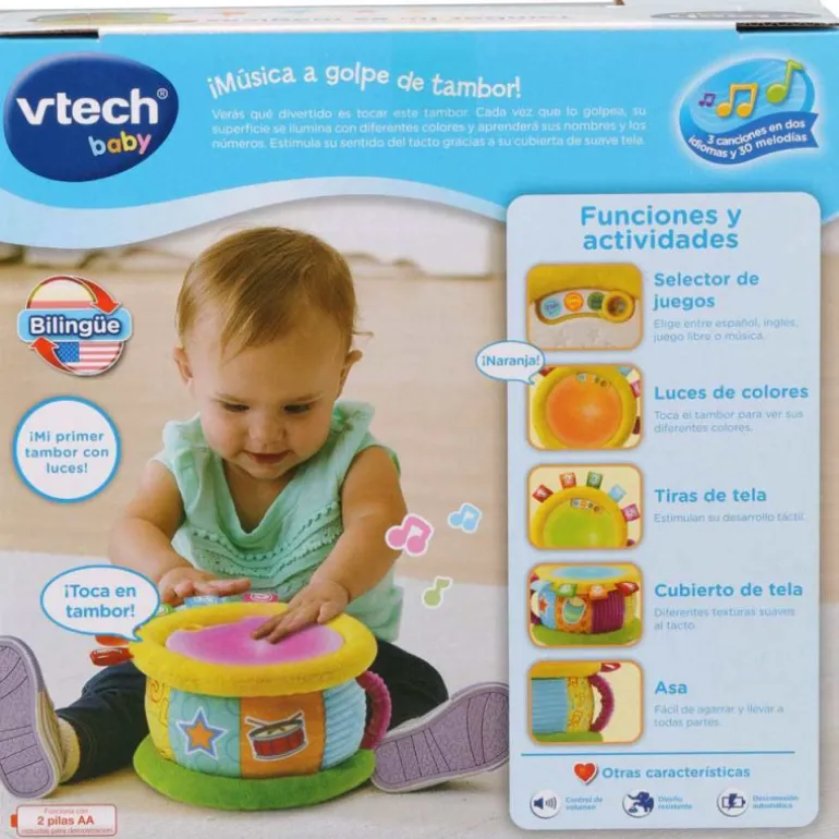 VTech Baby Tambor Lces Mágicas Bilingüe