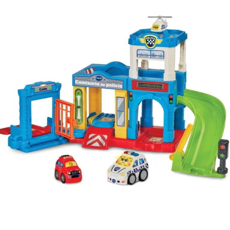 Vtech Baby Tut Tut Bólidos Comisaría De Policía con Robín Coche de Policia