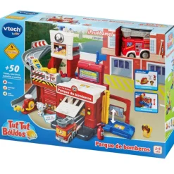 VTech Baby Tut Tut Bólidos Parque de bomberos con Valiente Camión de Bomberos