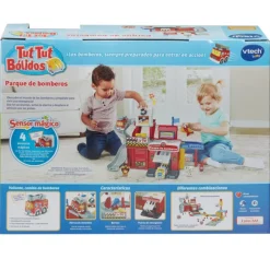 VTech Baby Tut Tut Bólidos Parque de bomberos con Valiente Camión de Bomberos