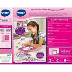 VTech KidiSecrets 365 Mi Diario de Audios Secretos
