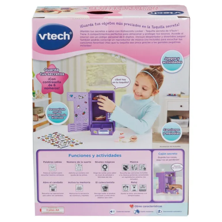 VTech KidiSecrets Locker Taquilla Secreta Morada