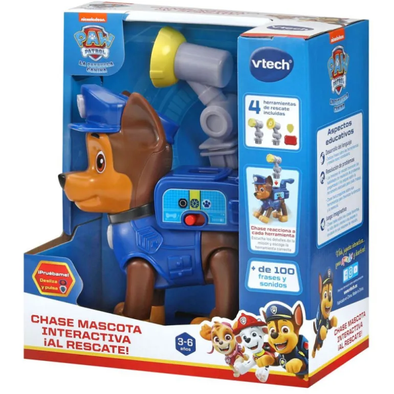 VTech Paw Patrol Chase Mascota Interactiva ¡Al Rescate!