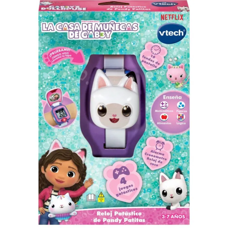 VTech Reloj Patástico de Pandy Patitas La casa de Muñecas de Gabby
